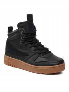 FILA Leder Schwarz Stiefel Herren Sport Sneaker Hoch Fxventuno R.44 - Bild 1 von 7