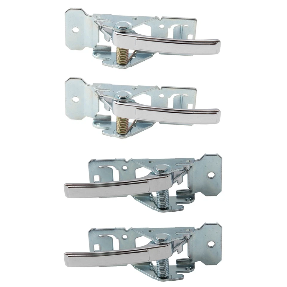 75-96 GM Various Models 4 Pc Set of Chrome Inside Front & Rear Door Handles - Image 1 of 4