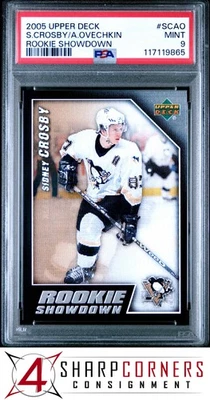 Rookie Showdown 2005 cubierta superior #Scao Sidney Crosby-Alexander Ovechkin radiocontrol PSA 9 Foto 1 de 4