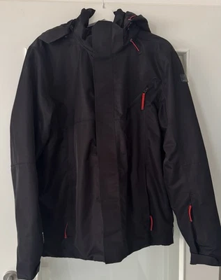 Icepeak Skijacke Herren Größe 52 / L schwarz mit Kapuze - Bild 1 von 4