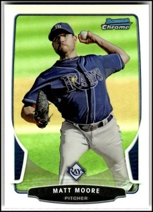 2013 Bowman Chrome Matt Moore Refractors #6 - Picture 1 of 2