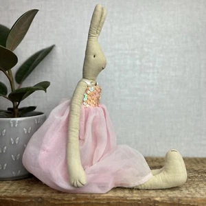 Maileg Retired Medium Rabbit (size 2) In Pink Party/Princess Dress - Rare - Bild 1 von 12