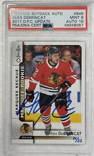2019 BUYBACK Alex Debrincat #1/25 PSA 9 DNA 10 AUTO RC OPC ROOKIE 2017 Pop 2