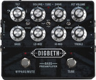 Digbeth DB Bass Guitar Pre Amplifier Pedal, Black