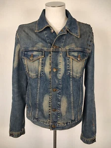 Just Cavalli Jeans Jacke Herren Gr. 50 Jacke Herr Italy Vintage Denim - Photo 1 sur 10