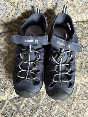 Sandálias de caminhada KAMIK Wildcat tamanho 6 EUA - 38 Reino Unido azul usadas uma vez - Imagem 1 de 4