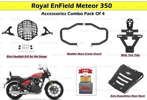 Accessories Combo Pack Of 4 Fit For "Royal Enfield Meteor 350" - Bild 1 von 12