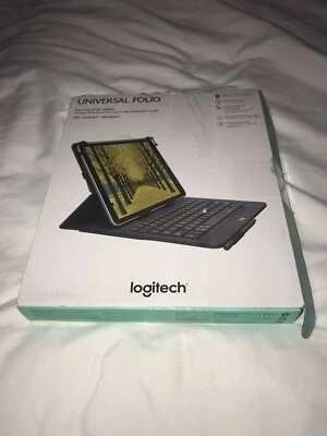 Logitech Universal Folio with Integrated Bluetooth 3.0 Keyboard for 9-10" - Image 1 of 4