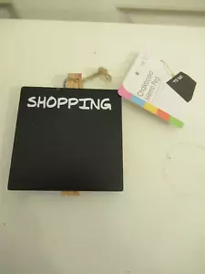 Shopping memo chalkboard peg, shopping list reminder note peg - Picture 1 of 7