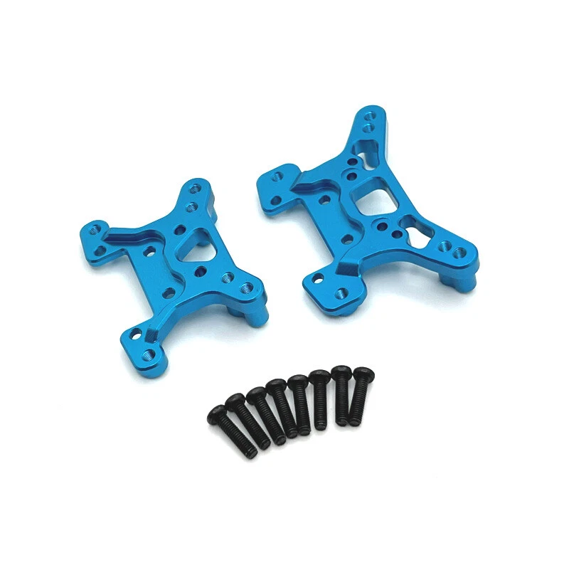 Metal Front Rear Shock Tower Upgrade Parts For RC Car WLtoys 124008 124017-18-19 - Image 1 of 1