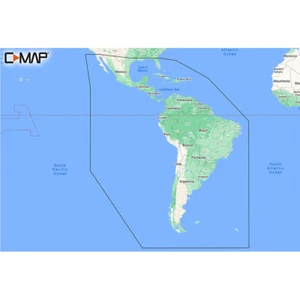 C-MAP DISCOVER Chart Central & South America & Caribbean Coastal Map MicroSD/SD - Picture 1 of 1