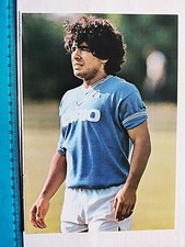 FOTOGRAFIA DIEGO ARMANDO MARADONA NAPOLI CIRIO FOTO CARTOLINA