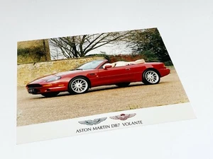 Aston Martin DB7 Coupe & Volante Press Photos (12) - Picture 1 of 12