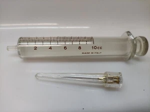 siringa graduata 100ml vetro temperato Vintage Dure Eva Glass laboratorio Italy - Imagen 1 de 10