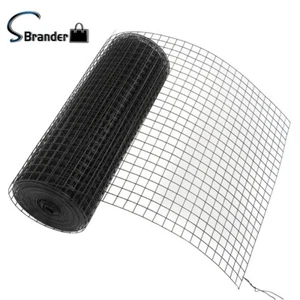 High Quality 24"×50' Welding Mesh For Chicken Coop Wire Welding Mesh 1"×1" Black - Picture 1 of 10
