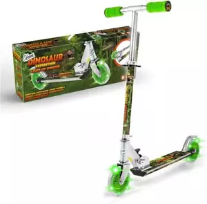 Ozbozz Dinosaur Expedition Scooter con Ruote Illuminate Leggero Multicolore - Foto 1 di 9