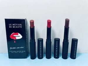 LE METIER DE BEAUTE - VIVID LONG LASTING COLOR - RIOT, DAHLIA, THE CLASH - NEW - Picture 1 of 1