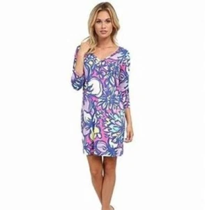 Vestido Lilly Pulitzer Palmetto Talla S Pasarela 81319 Suave Pima Algodón Playa LEER - Imagen 1 de 15