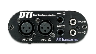 Art DTI 2 Ch Dual Transformer Isolator Passive Audio Interface Hum Eliminator - Image 1 of 3