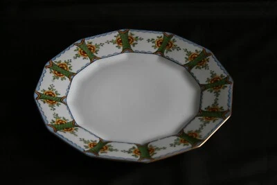 Assiette art-déco ancienne en porcelaine de Limoges - Photo 1/4