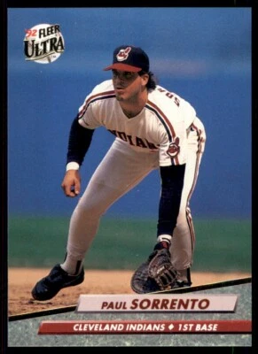 1992 Fleer Ultra #357 Paul Sorrento - Image 1 of 2