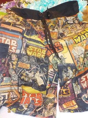 STAR WARS Comic Book Boardshorts Swim Trunks Bioworld Men's SMALL - Image 1 of 4