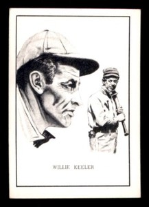 1950 Callahan HOF Baseball #44 Willie Keeler EX/MT