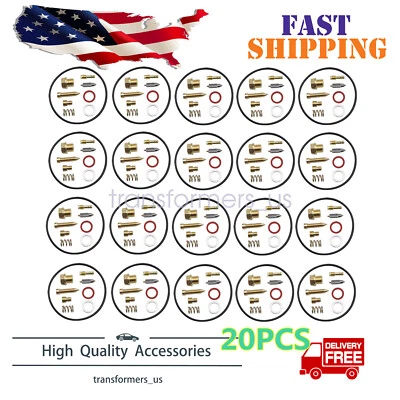 KIT DE RECONSTRUCCIÓN DE JUNTAS DE CARBURADOR DE 20 PIEZAS PARA YAMAHA PHAZER PZ480 1986-1990 Foto 1 de 4