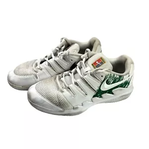 Nike Court Vapor X White Green Junior Youth size 6 Tennis Sneaker Shoe AR88151-1 - Picture 1 of 5