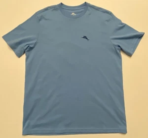 Tommy Bahama Men's T Shirt - Paradise Fairway Print - Golf Themed - Small - Blue - Picture 1 of 6