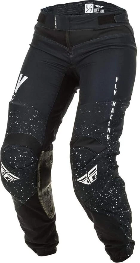 Pantalones de motocicleta Open Box Fly Racing Lite para mujer negros/blancos - 26 Foto 1 de 1