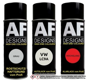 Spraydose für VW LC9A Pure White Autolack Klarlack Grundierung  Set - Bild 1 von 1