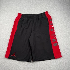 Jordan Shorts Boys XL Black Red Basketball Sweat Jumpman 23 YOUTH - Picture 1 of 7