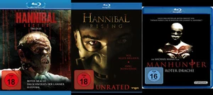 Das Schweigen Der Lämmer Hannibal Lector Red Dragon Manhunter 5 Blu-Ray Edition - Picture 1 of 1