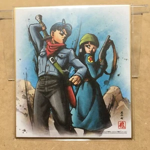 Dragon Ball Kunst Illustration auf Autogrammtafel (5x5,5 inches) Trunks Mai - Bild 1 von 1
