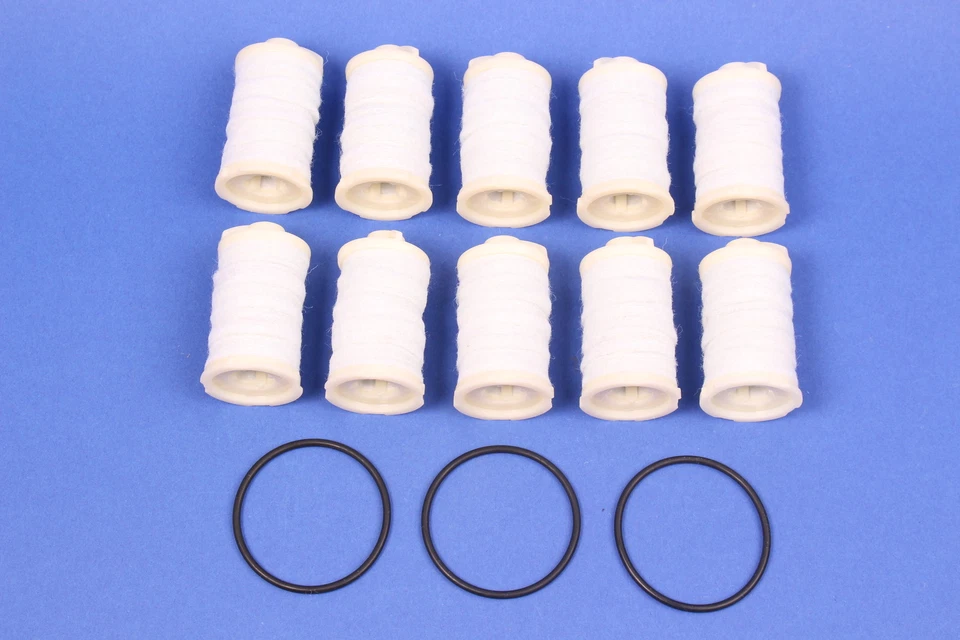 10/3 Heizölfilter Filz Sieb Ölfilter 10 Stück + 3x O-Ring Afriso Oventrop GOK - Bild 1 von 1