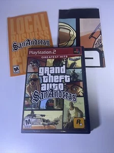Grand Theft Auto: San Andreas (PlayStation 2, 2004) COMO NUEVO PROBADO Completo - Imagen 1 de 7