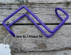 Crochet de bride - Acier revêtu de vinyle - 4" (violet) - Photo 1 sur 1