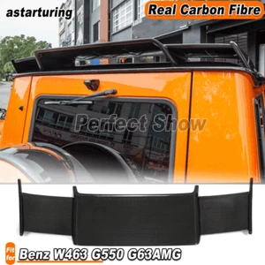 Fit for Mercedes Benz W463 G550 G63 2019 Real Carbon Rear Trunk Spoiler Wing  - Picture 1 of 13