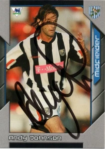 ANDY JOHNSON SIGNIERT WEST BROM 2004/2005 PREMIER STARS SAMMELKARTE + COA - Bild 1 von 1