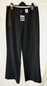 Debenhams Collection Ladies Black Trousers - New with Tags Size 10 (Regular) - Picture 1 of 4