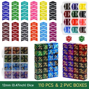 110 Dice Counter Token12MM MINI For Magic The Gathering MTG CCG Card Gaming DND - Picture 1 of 6