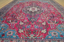 8'10x11'1 Charming Genuine S Antique Persian Tabrizz Handmade Wool Area Rug 9x11