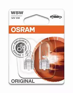 OSRAM W5W 12V 5W W2,1x9,5d 2st. Blister - Bild 1 von 1