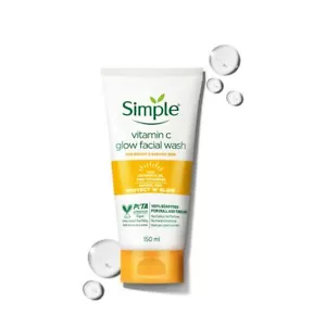 Simple Protect N Glow Vitamin C Facial Wash For Glowing Skin 150ml - Picture 1 of 8