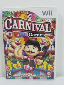 Carnival Games (Nintendo Wii, 2007) con manuale completo CIB - Foto 1 di 5