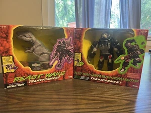 1996 Kenner Transformers Beast Wars CIB Original vintage OPTIMUS/MEGATRON - Picture 1 of 3