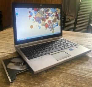 Compact 12" HP Probook 2560/70 Laptop Windows 7 Intel i5 2 ghz 8gb 320gb W/ DVD - Picture 1 of 7