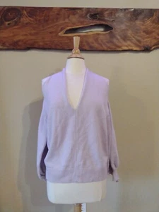 ASTR The Label Women's Cold Shoulder V Neck Long Sleeve Sweater Size S Lilac NWT - Bild 1 von 11