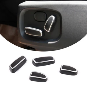 4PCS ABS Black Interior Seat Button Cover For Land Rover Discovery 4 2009-2016 - Picture 1 of 11